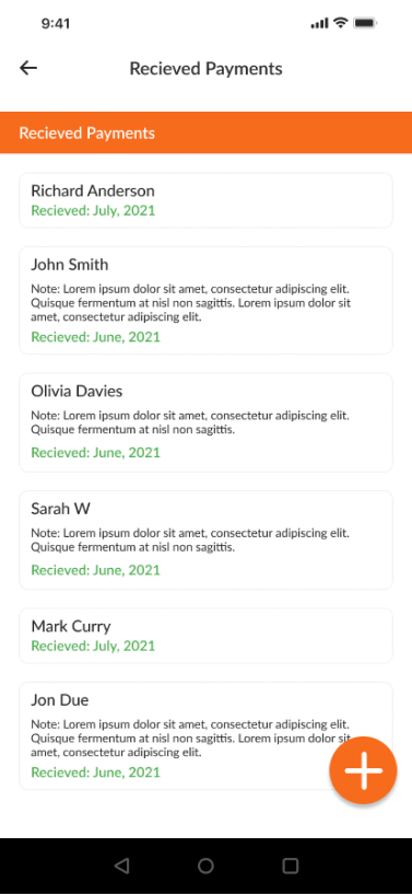 Payment History