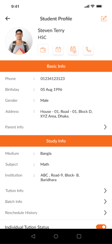 Student Details